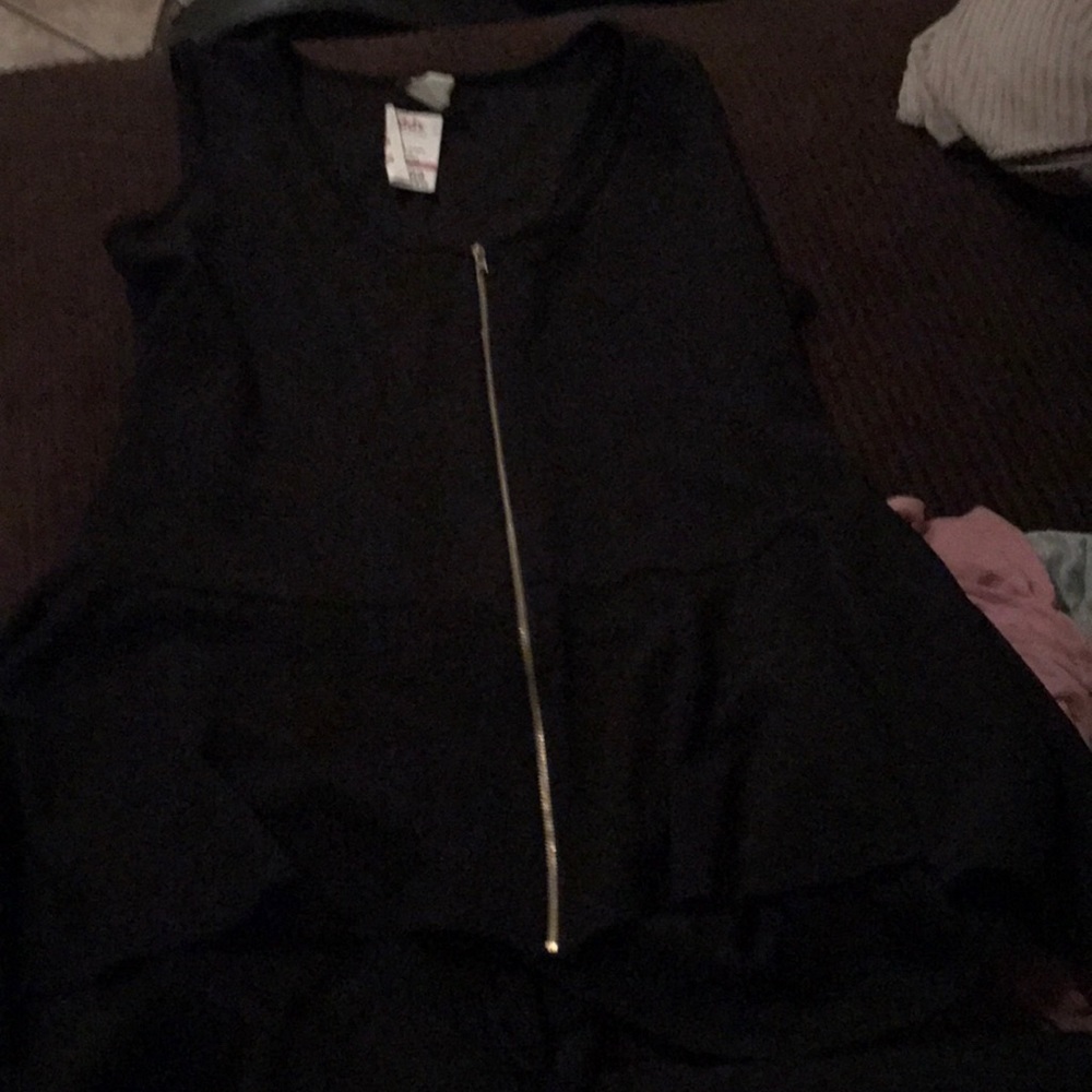 High low peplum shirt